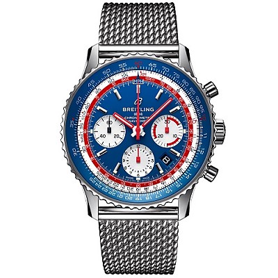 [스페셜오더]BREITLING-브라이틀링 내비타이머 01 크로노그래프 스틸 남자시계43mm