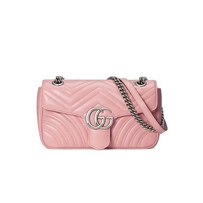 [스페셜오더]GUCCI-‎443497 9389 구찌 버터&파스텔 블루 GG 마몽 스몰 숄더백