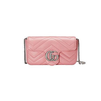 [스페셜오더]GUCCI-476433 4340 구찌 GG 마몽 블루 가죽 수퍼 미니백