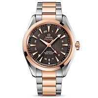 [스페셜오더]OMEGA-오메가 씨마스터 아쿠아 테라 150M 코액시얼 GMT 스틸 굿플래닛 시계 43mm