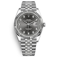 [스페셜오더]ROLEX-롤렉스 데이트저스트 다이아 인덱스 옐로우 골드 스틸 시계41mm