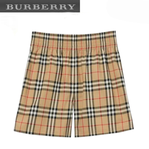 BURBERRY-80264091 버버리 빈티지 체크 스트레치 코튼 쇼츠