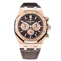 [스페셜오더]Audemars Piguet-오데마피게 로얄 오크 듀얼타임 파워리저브 스틸 블랙 41mm