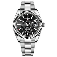 [스페셜오더]ROLEX-롤렉스 SKY-DWELLER 스카이 드웰러 스틸 블루 레플리카시계 42mm