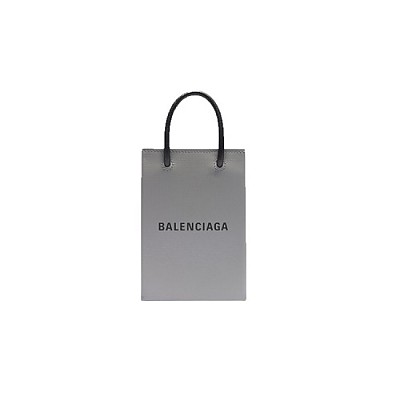 [스페셜오더]BALENCIAGA-5938260 발렌시아가 화이트 쇼핑 휴대폰 지갑 폰 홀더