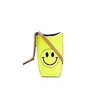 [스페셜오더]LOEWE-A661 로에베 네온 옐로우 Smiley Heel bag 스마일리 힐 백