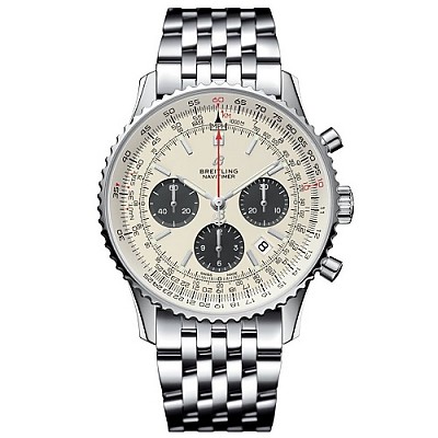 [스페셜오더]BREITLING-브라이틀링 내비타이머 01 크로노그래프 스틸 남성시계43mm