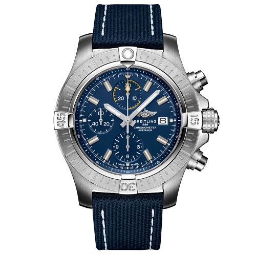 [스페셜오더]BREITLING-브라이틀링 어벤져 크로노그래프 스틸 블루 맨스워치 45mm