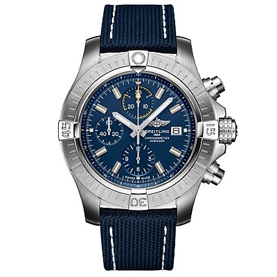 [스페셜오더]BREITLING-브라이틀링 어벤져 II GMT 스트라트스 실버 스틸 워치43mm