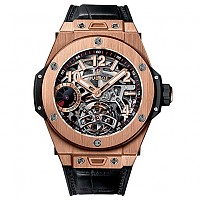 [스페셜오더]HUBLOT-위블로 빅뱅 투르비용 5데이 파워리저브 인디케이터 매직골드 시계 45mm