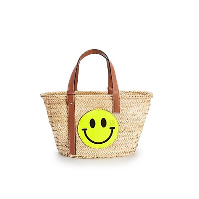 [스페셜오더]LOEWE-A685 로에베 네츄럴/옐로우 라피아 Smiley Slit bag 스마일리 슬릿 백