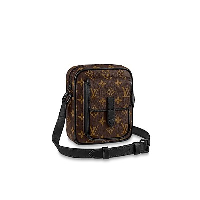 [스페셜오더]LOUIS VUITTON-M58495 루이비통 블랙 토뤼옹 가죽 크리스토퍼 XS