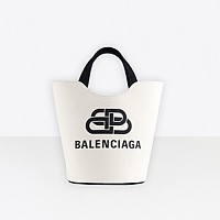 [스페셜오더]BALENCIAGA-92933 발렌시아가 내추럴 웨이브 캔버스 토트백 XS