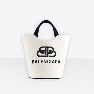 [스페셜오더]BALENCIAGA-92934 발렌시아가 내추럴 웨이브 캔버스 토트백 M