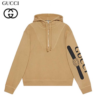 GUCCI-627079 1059 구찌 블랙 구찌 로고 프린트 후드 스웨트셔츠 남여공용