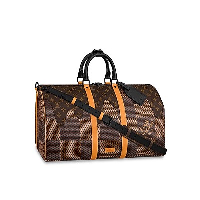 [스페셜오더]LOUIS VUITTON-N40079 루이비통 다미에 그라파이트 블루 픽셀 키폴 반둘리에 50