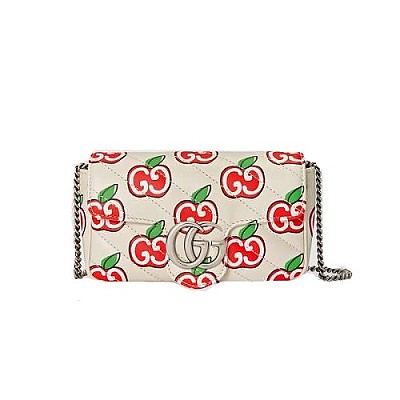 GUCCI-624641 8646 구찌 차이니스 발렌타이 데이 GG 애플 프린트 카드 케이스