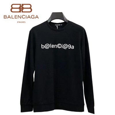 BALENCIAGA-082615 발렌시아가 네이비 아플리케 장식 스웨트셔츠 남성용