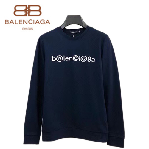 BALENCIAGA-082615 발렌시아가 네이비 아플리케 장식 스웨트셔츠 남성용