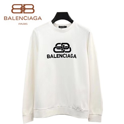 BALENCIAGA-082811 발렌시아가 그레이 로고 아플리케 장식 스웨트셔츠 남성용