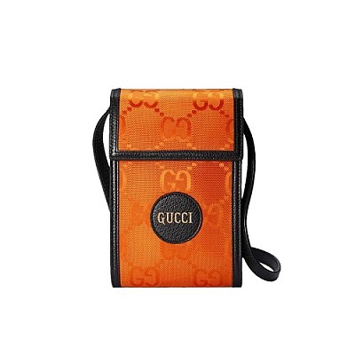 [스페셜오더]GUCCI-625850 1000 구찌 옐로우 GG 에코 나일론 오프 더 그리드 숄더백