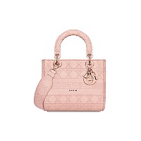 [스페셜오더]DIOR-M0565 크리스챤 디올 블랙 까나쥬 캔버스 레이디 D-LITE 미디엄 백