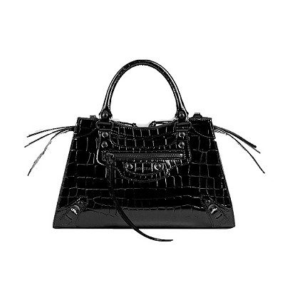 [스페셜오더]BALENCIAGA-63853111 발렌시아가 블랙 NEO CLASSIC 라지 탑 핸들 시티백