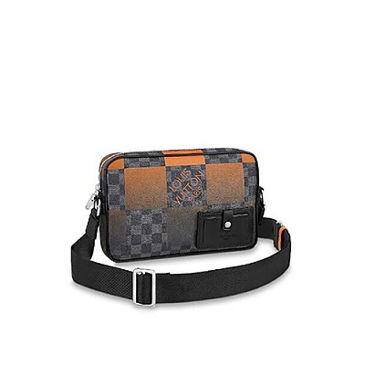 LV-M31016 루이비통 블루 타이가라마 알파 메신저 24cm