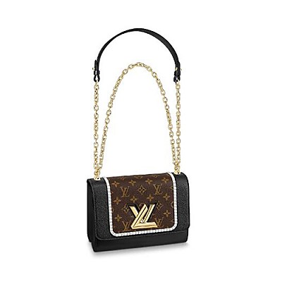 [스페셜오더]LOUIS VUITTON-M58688 루이비통 블랙 토뤼옹 가죽 트위스트 MM