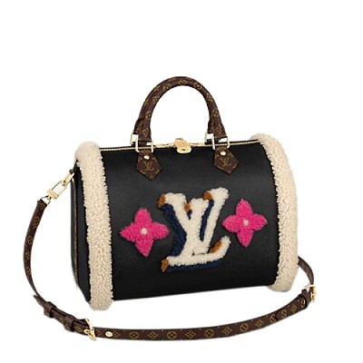 [스페셜오더]LOUIS VUITTON-M56966 루이비통 느와르 시어링 스피디 30 반둘리에