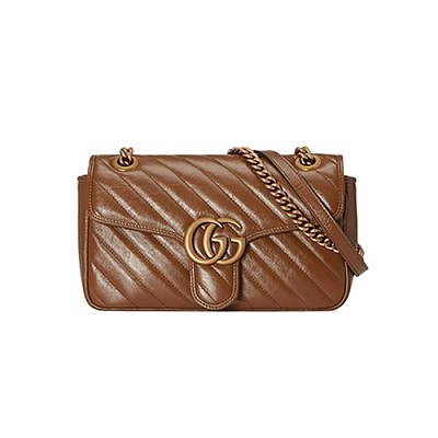 [스페셜오더]Gucci-443497 구찌 라이트 그레이 GG 마몽 스몰 숄더백 26cm