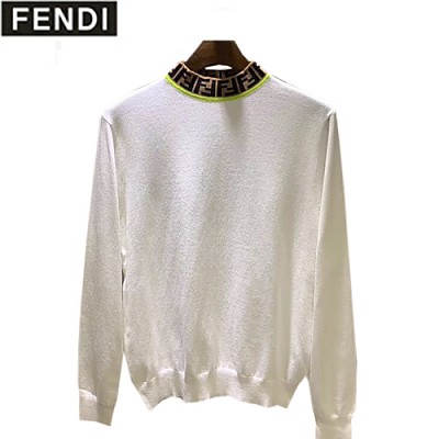 FENDI-12078 펜디 블랙 더블 F 디테일 스웨터 남성용