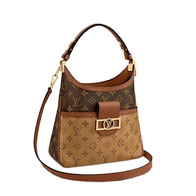 [스페셜오더]LV-M25209 루이비통 블랙 카프스킨 도핀 소프트 MM