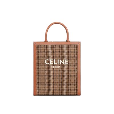 [스페셜오더]CELINE-192082 셀린느 내추럴 캔버스 프린트 스몰 버티컬 카바스 백