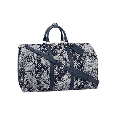 [스페셜오더]LOUIS VUITTON-M43848 루이비통 실버 모노그램 키폴 반둘리에 50