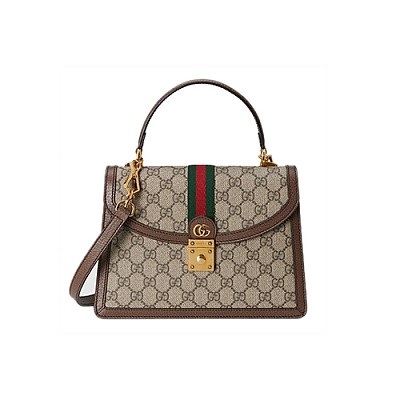 [스페셜오더]GUCCI-651055 9864 구찌 오피디아 보르도 GG 수프림 스몰 탑 핸들백