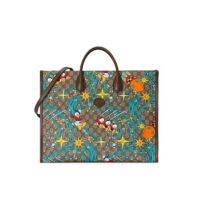 [스페셜오더]GUCCI-‎648134 8679 구찌 Disney x 도널드 덕 GG 수프림 스몰 토트백 #홍콩명품쇼핑몰