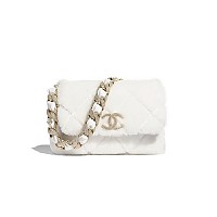 [스페셜오더]LOUIS VUITTON-AS2240 루이비통 화이트 시어링 골드메탈 플랩 백