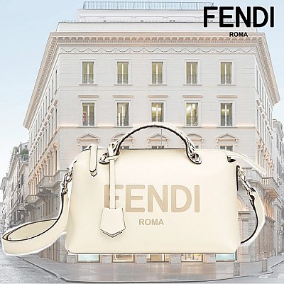 [스페셜오더]FENDI-8BL146 펜디 브라운 바이 더 웨이 미디엄 보스턴 백