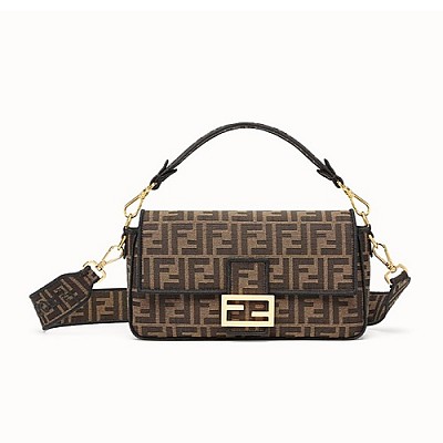 [스페셜오더]FENDI-8BR600 펜디 블루 더블 F 데님 바게트 라지