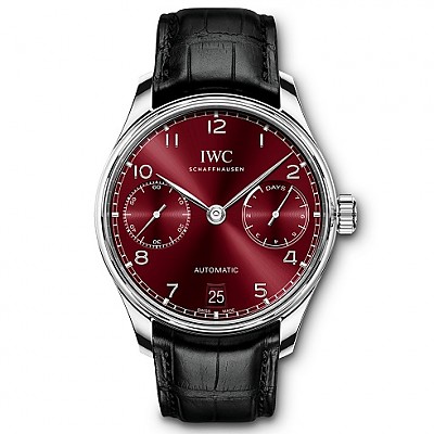 [스페셜오더]IWC-IW500710 아이더블유씨 포르투기저 오토매틱 스틸 블루 다이얼 시계 42mm