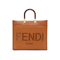 [스페셜오더]FENDI-8BH386 펜디 브라운 펜디 엘라프 선샤인 미디엄 쇼퍼 백