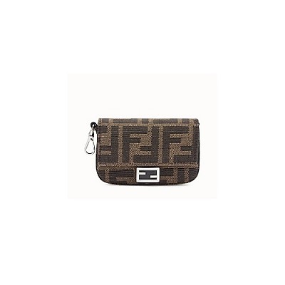 [스페셜오더]FENDI-7AR844 펜디 베이지 캔버스 나노 바게트 참