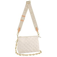 [스페셜오더]LOUIS VUITTON-M59398 루이비통 블랙/화이트 모노그램 램스킨 쿠상 PM