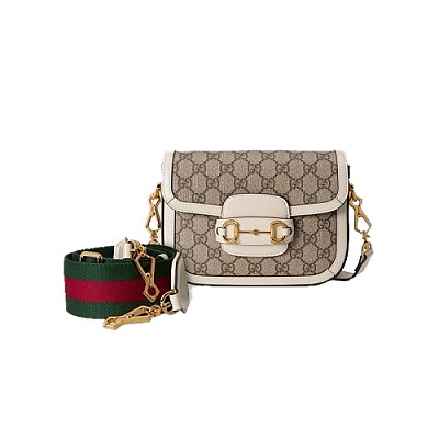 [스페셜오더]GUCCI-602204 8497 구찌 블루 1955 Horsebit 홀스빗 Web 핸드백