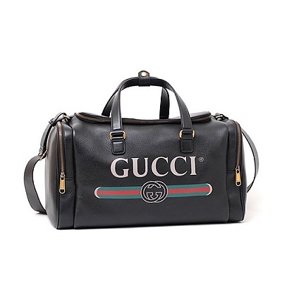 [스페셜오더]GUCCI-572770 8163 #구찌짝퉁 블랙 빈티지 로고 프린트 파우치