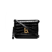 [스페셜오더]BALENCIAGA-618156 발렌시아가 화이트 크로커다일 엠보싱 B. 스몰 숄더백