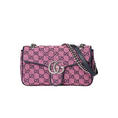 [스페셜오더]GUCCI-443497 4381 구찌 데님 GG 마몽 스몰 마틀라쎄 숄더백