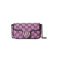 [스페셜오더]GUCCI-476433 9022 구찌 GG 마몽 화이트 수퍼 미니백