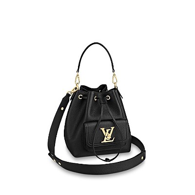 [스페셜오더]LOUIS VUITTON-M57687 루이비통 블랙 카프스킨 가죽 락미 버킷